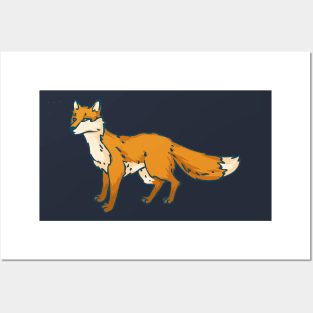 Red Foxes Posters and Art